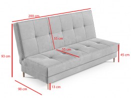 Minkšta sofa SOFIA